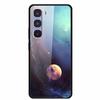 Funda de Lujo Para Infinix Hot 60 Pro X6885 Cubierta de Cristal Templado para Fundas de Teléfono Infinix Hot 60 Pro Animales de Moda Protectora Funda
