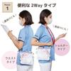 Navy nurse shoulder bag with organizer and pockets for solid Perfect for and hospital Matsuyoshi Medical bag/pouch, 2-way bag/waist storage. Simple,