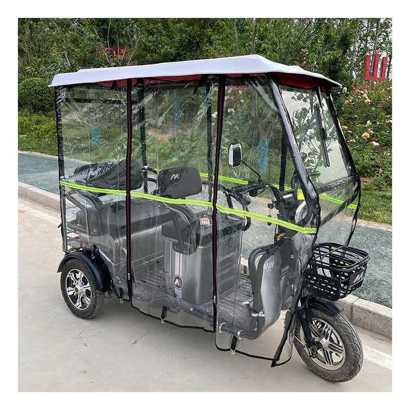 Electric Tricycle Rain Canopy and Sunshade for Elderly Vehicle