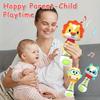 Cute animal Hand Cranked Bell - Early Childhood LearningToy That Enhances Grip Strength Promotes Visual And Auditory Development