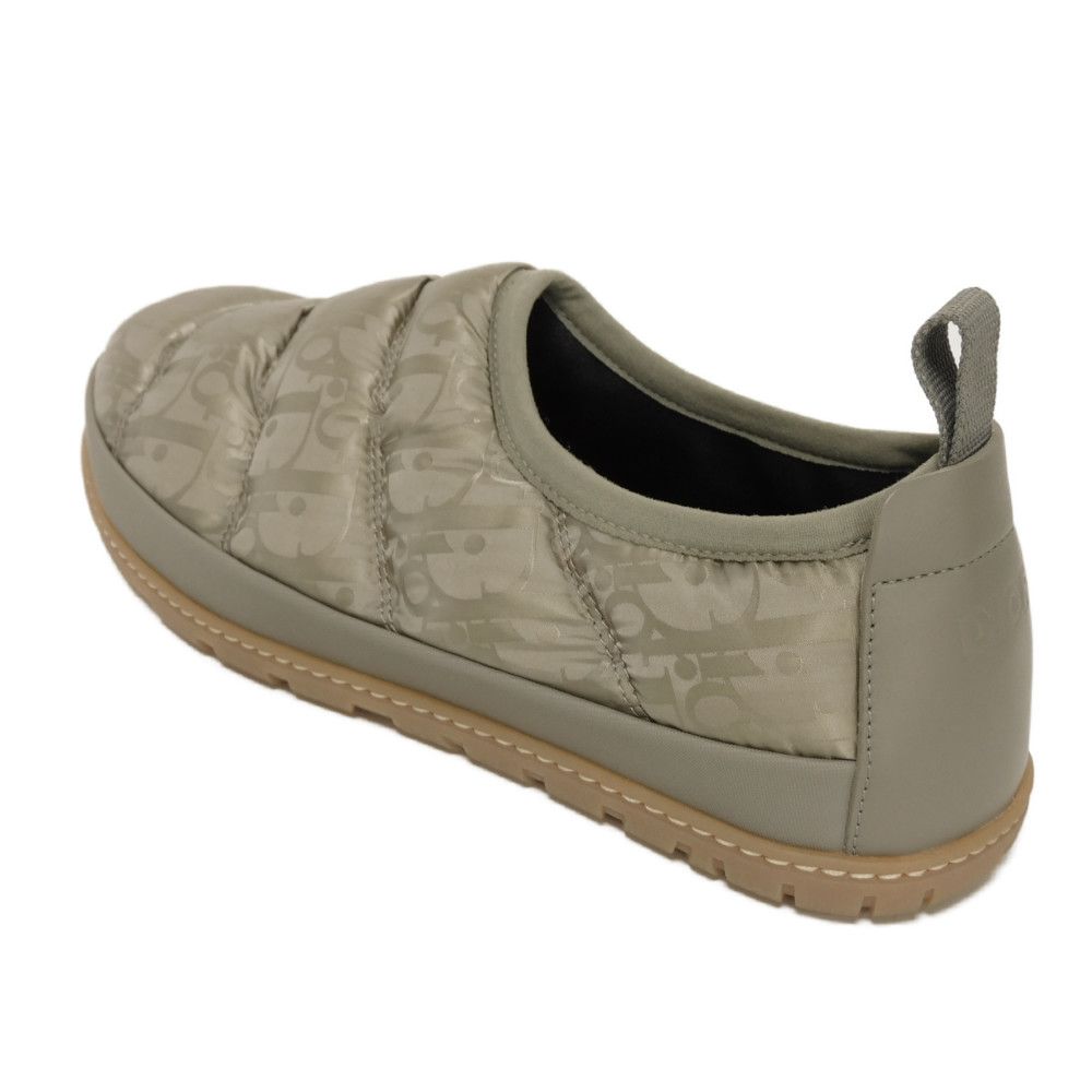 Used 10656 Snow Slippers 3SA089ZHN_H161 7897 39 Logo Calfskin Rubber 9.4" Oblique Quilted Nylon Excellent Condition