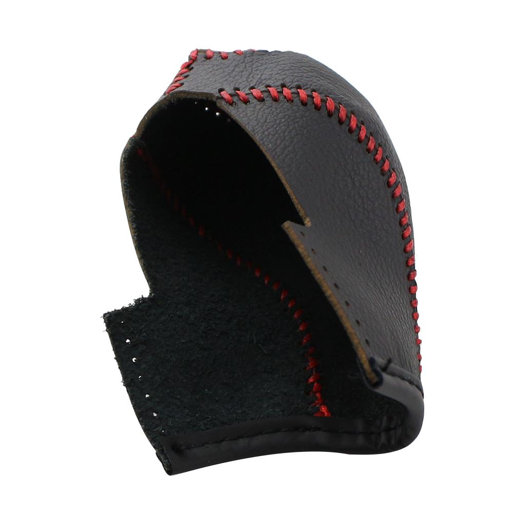 Leather Car Gear Shift Knob Cover for Infiniti FX35 EX25 EX35 EX37 AT Interior Gear Shift Collars Protector Accessories