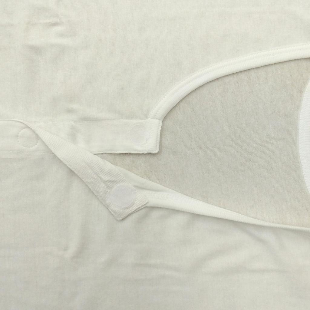 Innertown Nursing Short Sleeve Set of Size S432 Men's Underwear, Open-Front Shirts, 6, 100% Cotton, (L)