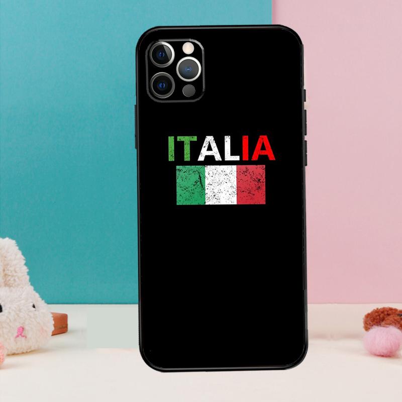 

Italy Italia National Flag Phone Case For iPhone 17 Air 16 15 14 13 12 11 Pro Max 12 13 mini 15 16 Plus 16e Cover Coque iPhone 15