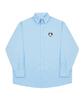 GRAVER [Unisex] Bear Heart Embroidered Basic Shirt_Sky Blue/Black Logo
