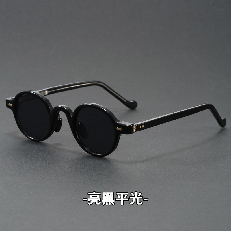 Orange Retro Sunglasses Vintage Small Round Frame Hip Hop Steampunk UV400 Protection Unisex Sun Glasses for Women Men 511350 as shown