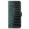 For Samsung Galaxy A07 Case Crocodile Texture Genuine Cow Leather Phone Wallet Cover