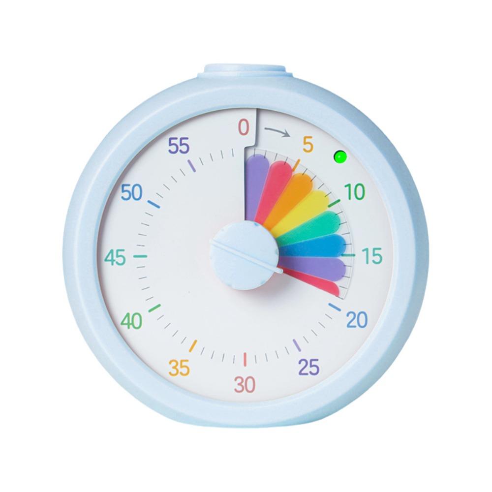 Silent Pause Function Visual Timer for Kids Rainbow Pattern Countdown Timer  Time Management Tool