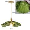 Vintage Ripples Glass Pendant Lamp Bedroom Dining Room Kitchen Retro Pendant Light Indoor Decor Hanging Light Ceiling Chandelier