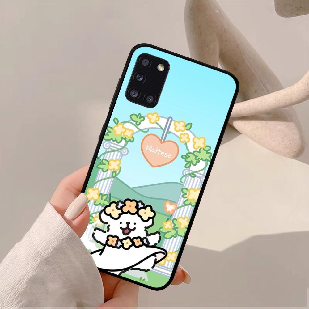 Cartoon Cute Hug Heart Dog Phone Case For Samsung A 10 11 12 13 20 21 22 30 31 32 40 51 52 53 70 71 72 73 91 13 Shell