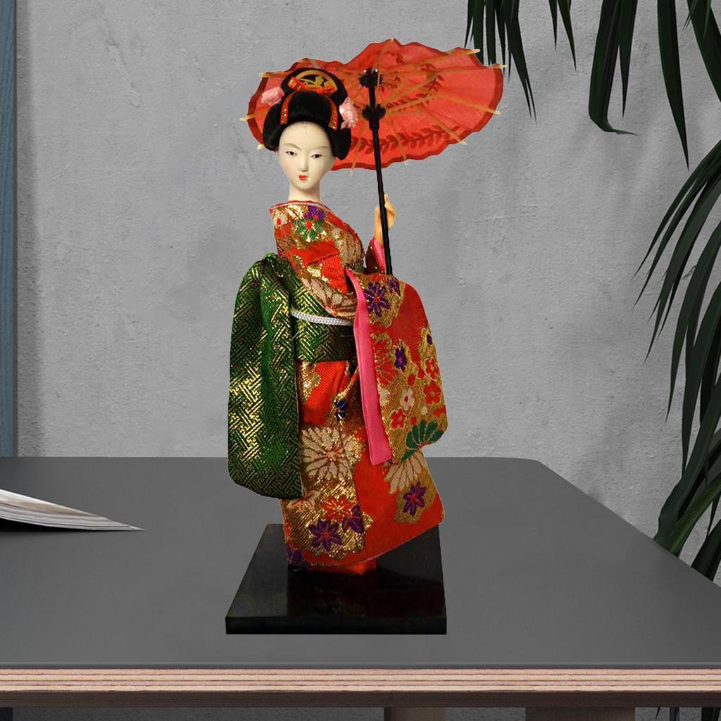 Asian Geisha Doll - Artistic Home Decor Piece