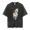 Ken Carson Cat T Shirt Funny For Fans S 5Xl vintage Washed Soft Versatile Breathable homme Unisex fashion Stylish