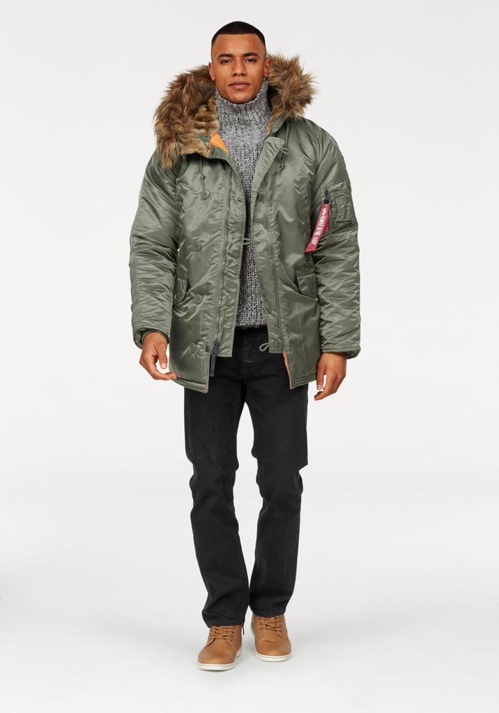 Winter Jacket Alpha Industries N3B VF 59 Man Sage-green