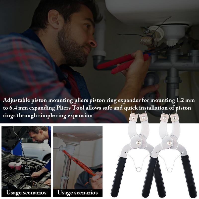 Alicates Extratores Pinça de Freio Ferramenta de Mão Ergonômica Para Motocicleta Jardim Carro Motor Ferramenta Compressora de Anel de Pistão Para Ajustável