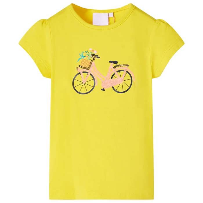 T-shirt pour enfants jaune 92/104/116/128/140