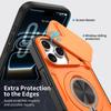 Case for IPhone 12 13 14 15 16 Plus 17 Pro Max N52 Strong Magnetic Wireless Charging Metal Stand Sliding Protection Camera Cover