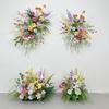 Monet Garden Wedding Arrangement: Mori Style Artificial Flower Row for Ground, Window, and Hotel Decoration.
