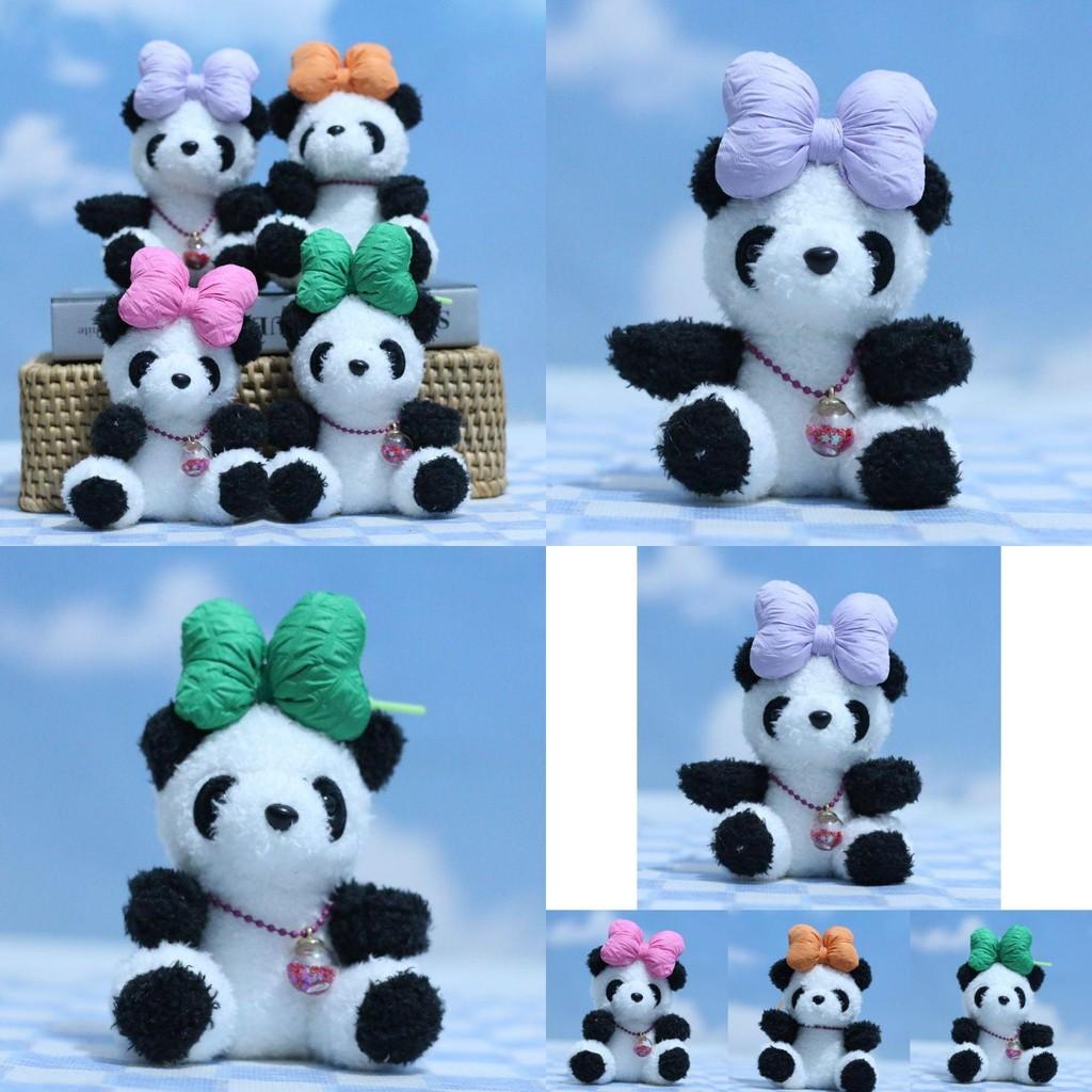 Delightful Mini Panda Plush Toy Cute Keychain For Bags And Accessories