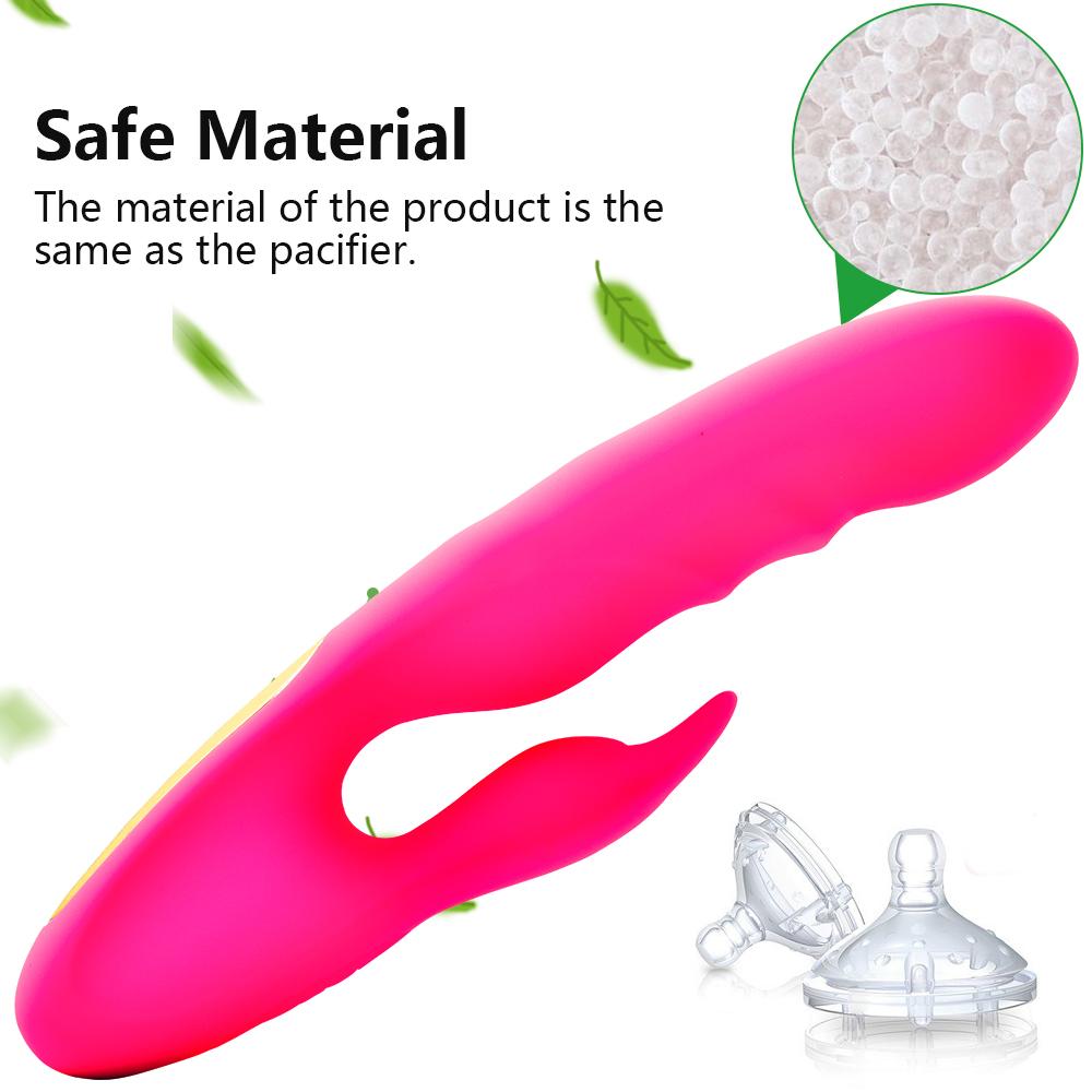 Powerful G-Spot Rabbit Vibrator for Women Beginner Nipple Clitoris Stimulation Female Orgasm Finger Shaped Sex Toys