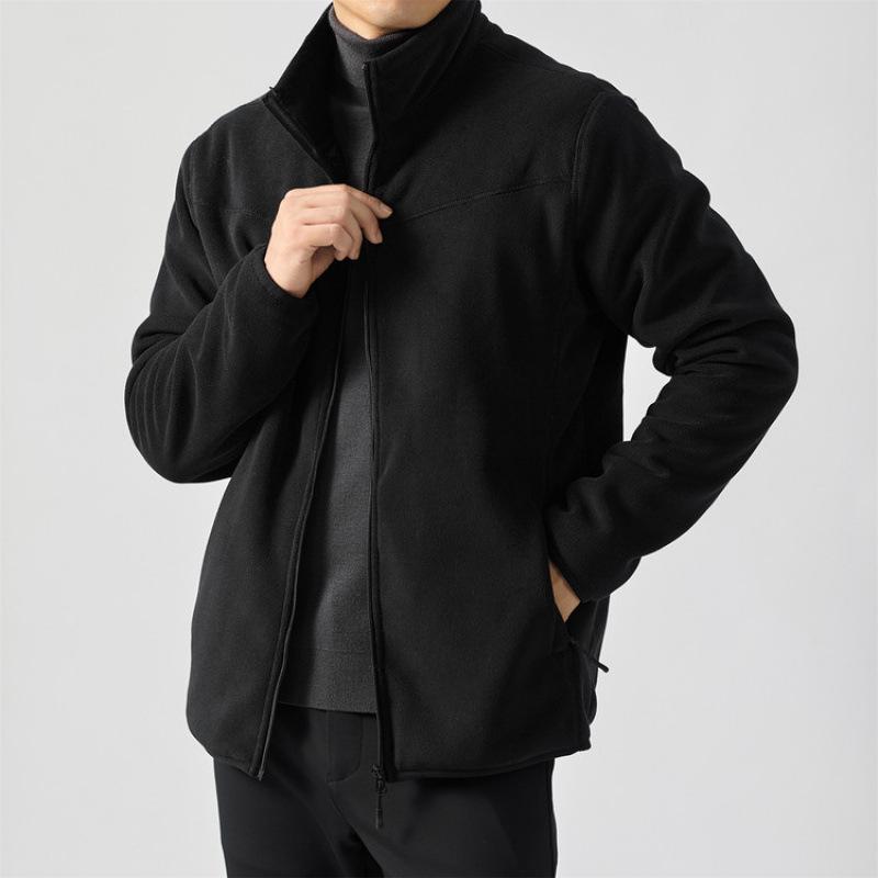 2025 Autumn/Winter Plus Velvet Fleece Jacket: Thick, Warm, Perfect Inner Layer for Shell Jackets