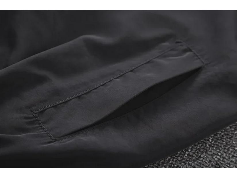 Męska modna cienka kurtka w stylu koreańskim na wiosnę/lato 2024 - Casualowa ochrona przed słońcem