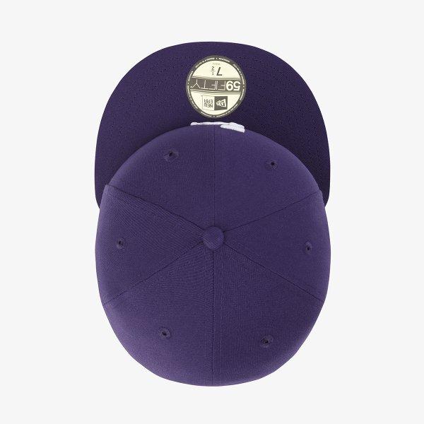 New Era Mlb La Dodgers Fitted Cap Purple 15131699