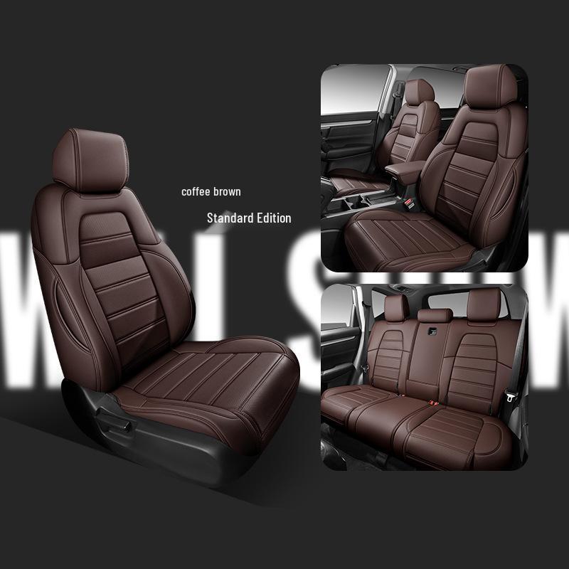 

Чехол на сиденье из натуральной кожи на заказ для Honda CRV, XRV, Vezel, Breeze, Integra - Дизайн с полной обшивкой Custom 5-seat