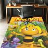 Maya the Bee Pattern Rug, Indoor/Outdoor Mat, for Picnic, Gameroom, Bedroom, Office, Living Room, Home Decor Carpet, Birthday Gift