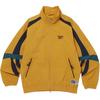 Reebok Legend Warm Up Outdoor Casual Sports Zip Collar Windbreaker Unisex Outerwear Yellow Dark-Blue REJU4EJ13Y3