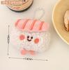 30pcs/lot 6cm Cute Food Themed Plush Doll pendant Sushi Rice Ball Novelty bag Charm Keychain