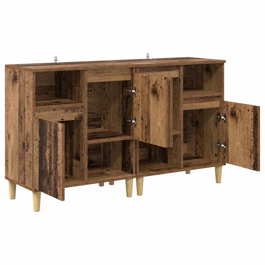 Sideboards 2 pcs. Reclaimed Wood 60 x 35 x 70 cm Wood Material