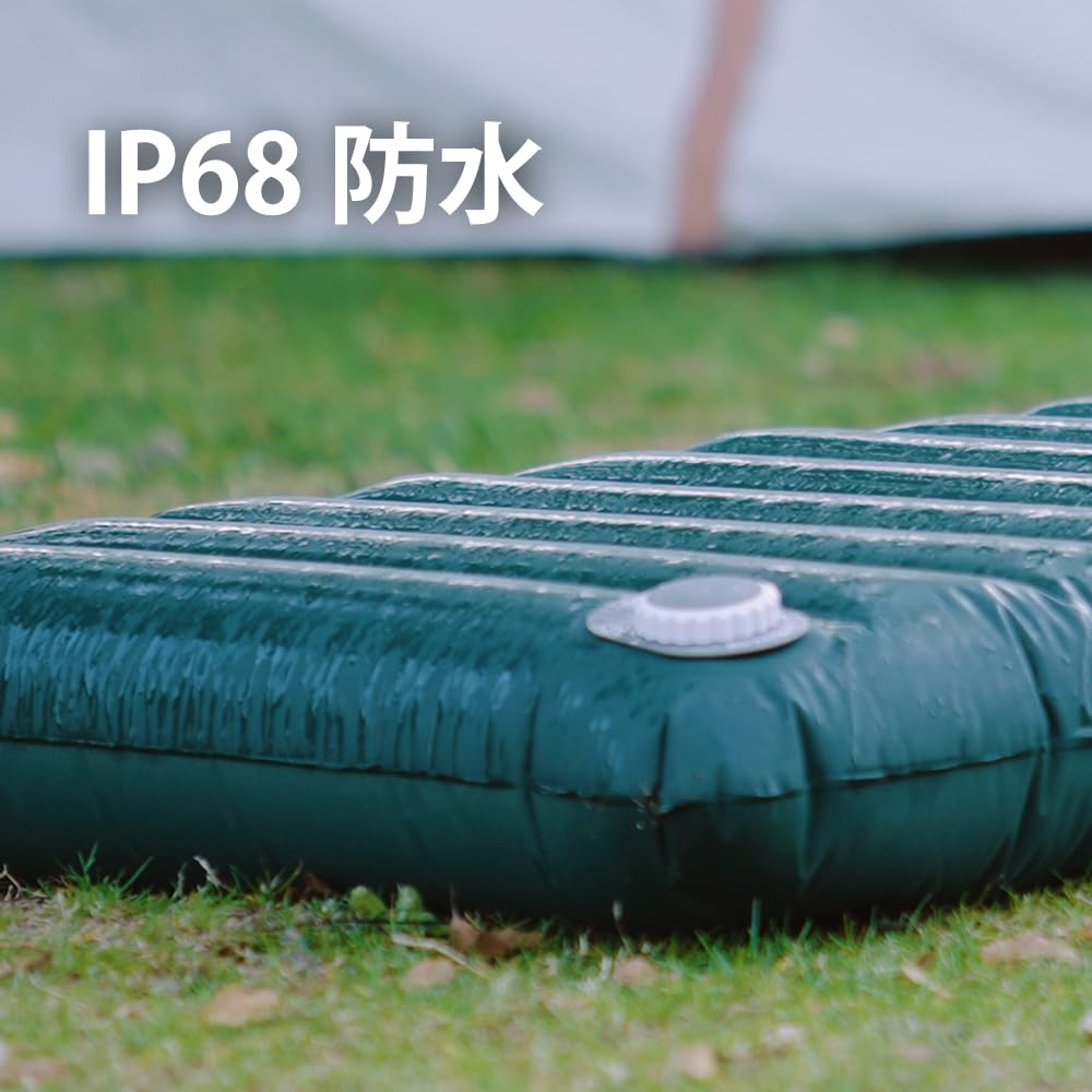 Saltea de camping Aerogogo ultra groasă, saltea autogonflabilă, grosime de 14 cm, pompă electrică încorporată, ușoară și durabilă, cea mai confortabilă pentru camping