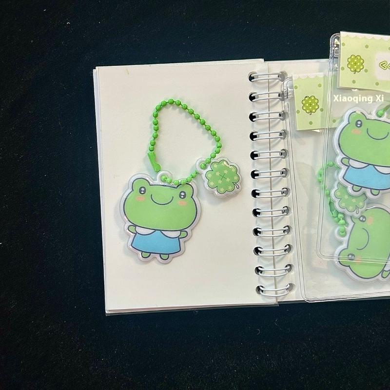 Cute Mini Puff Foam Keychain Cartoon Girl Phone Keyring Pendant Key Hanging Decoration Bag Charms For Couple Gifts