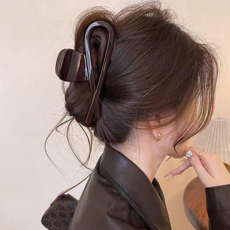 2025 Gold Label Korean Design Large Summer Shark Hair Claw Clip