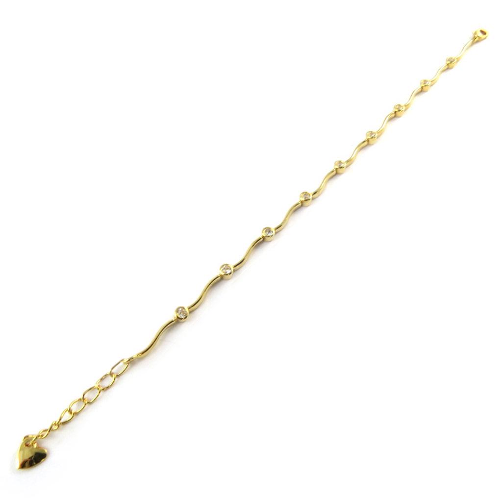 Les Trésors De Lily [E9207] - White Gold Plated Bracelet 'Fireflies'