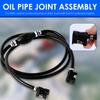 Ensemble de conduite de carburant 5/16 pouce 6,88 pieds Ensemble de tuyau de conduite de carburant Kit d'ensemble d'ampoule d'amorçage manuelle pour hors-bord avec acier inoxydable 304
