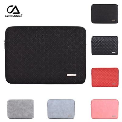 17" Faux Leather Laptop Sleeve Bag