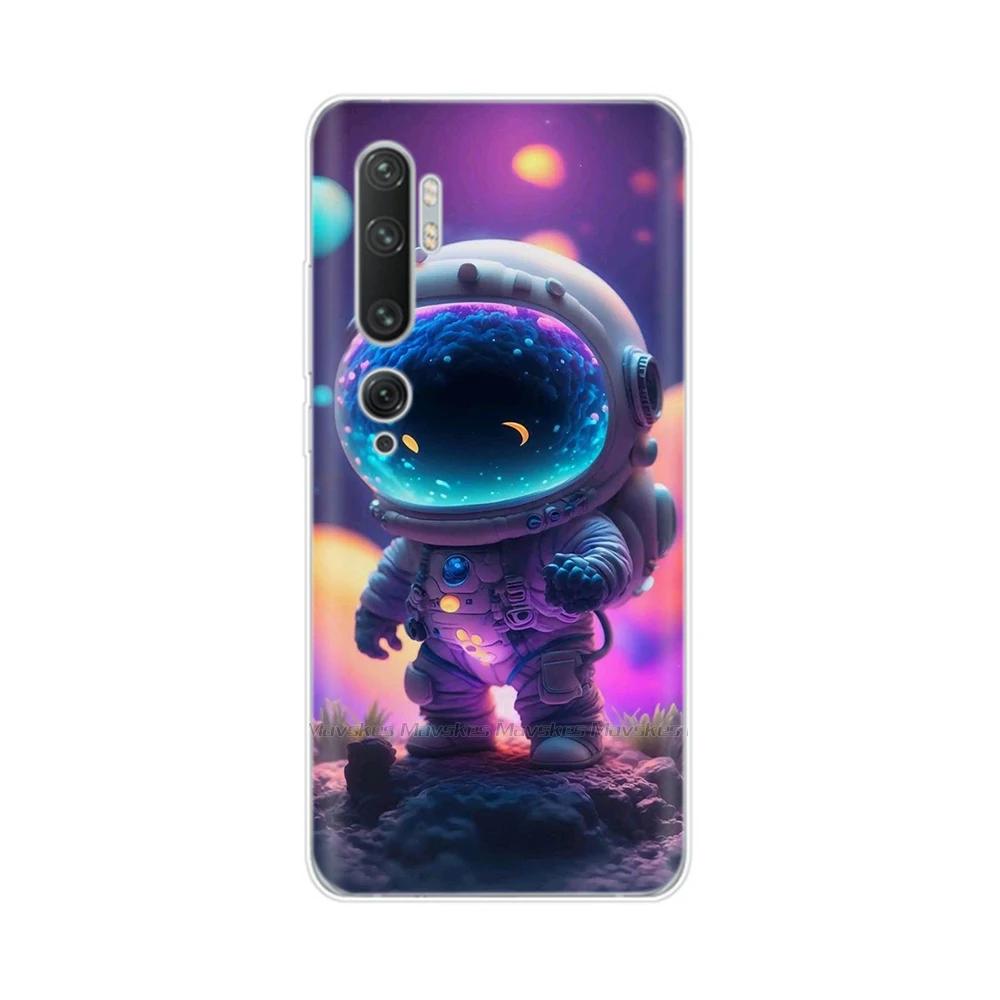 For Xiaomi Mi Note 10 Case Cute Painted Soft Silicone Back Cover For Xiaomi Mi Note10 Pro Lite 10lite Clear Phone Cases Fundas