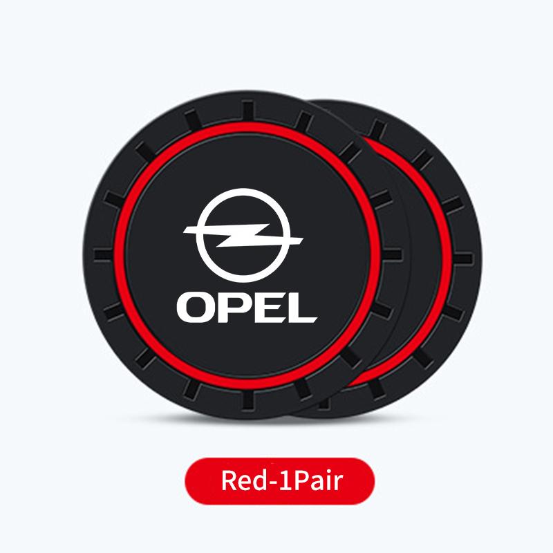2 szt. Podkładka pod kubek samochodowy Mata na butelkę Silikonowa antypoślizgowa podkładka do Opel Zafira Meriva Mokka Vivaro Vectra Antara Ampera