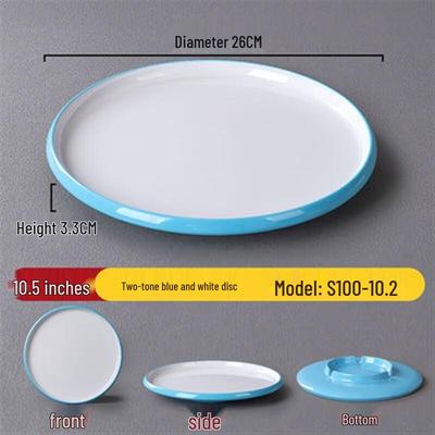 Debo Round Melamine Buffet Cold Dish Plate
