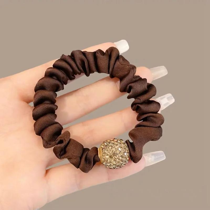 Hair Ties Scrunchies For Women Girls Elastic Rubber Band For Hair Gums Straps Garter Ponytail Holder Hair Band Scrunchy