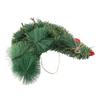 Rooster Chicken Wreath Green ABS Artificial Rooster Shaped Wreath for Holiday Home Decor