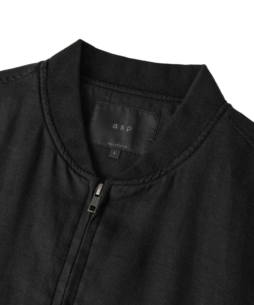 Asp Tencel Linen Ma-1 - Black
