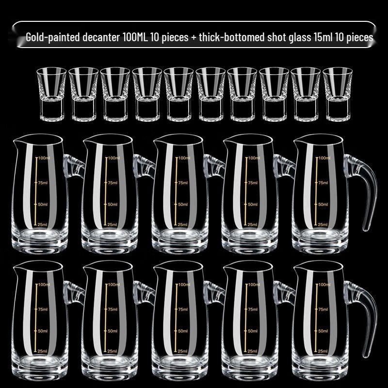 

Jiakangming Light Luxury Handmade Baijiu Glass Set