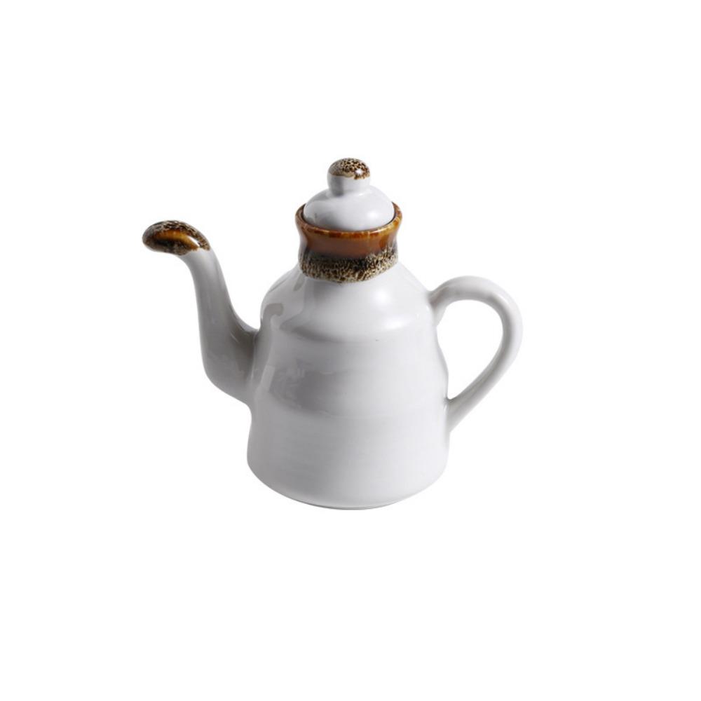 

Japanese-style Liquid Seasoning Kettle Leak-proof Olive Oil Pot Soy Sauce Dispenser Kitchen белый