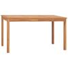 Day and Night - Day and Night Garden Dining Table Solid Teak Wood 140x80x77 Cm