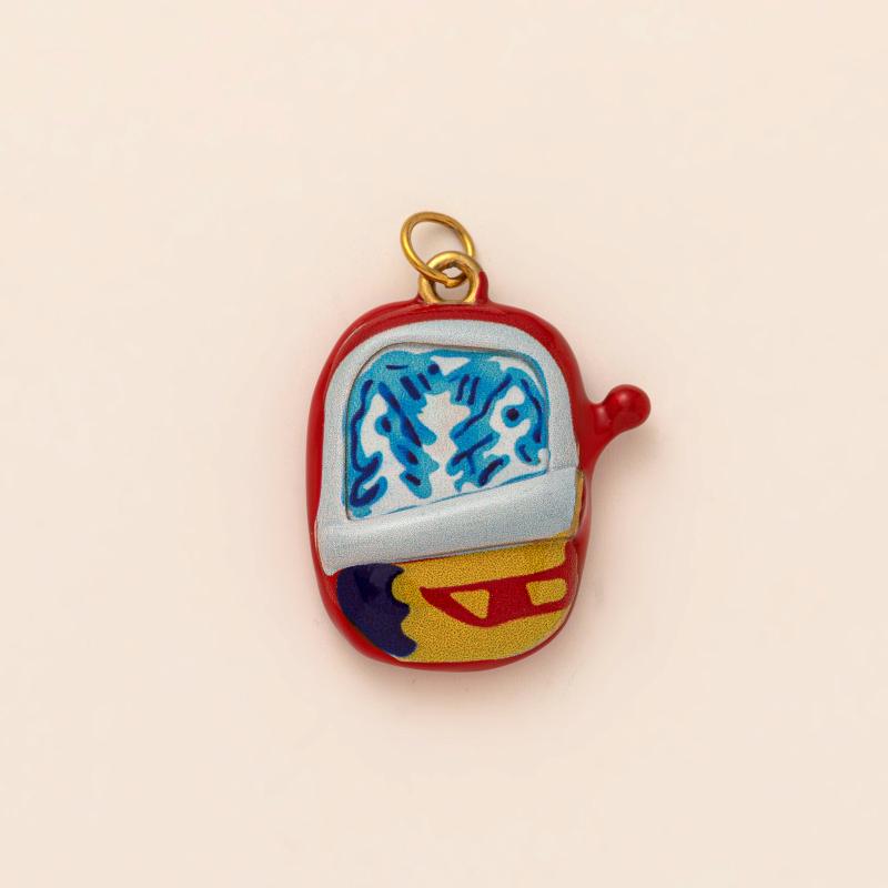 Diy Enamel Stainless Steel Pendant Colorful Fruit Banana Watermelon Orange Avocado Pendant Handmade Jewelry Accessories