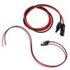 2.5mm Pair of Red &amp Black Solar Panel PV Cable Wire Male &amp Female Connectors Connectors Solar Special Cable Connector