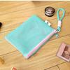Mesh Mesh Cosmetic Bag Portable Multifunctional Mesh Toiletry Storage Pouch Double Layer Large Capacity Travel Storage Bag