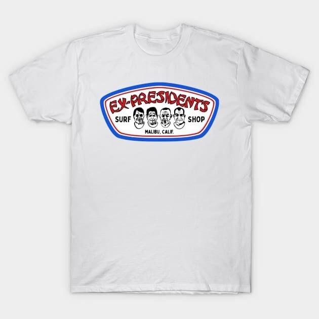 Ex-Presidents Surf Shop - Point Break T-Shirt Unisex T-Shirt S